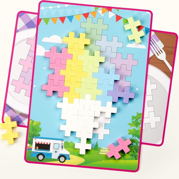 Plus Plus Big Picture Puzzles 60 Pieces Made in Denmark New Sealed - Picture 3 of 15